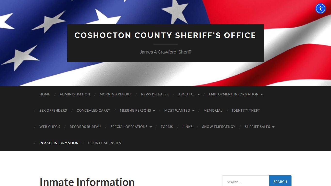 Inmate Information – Coshocton County Sheriff's Office